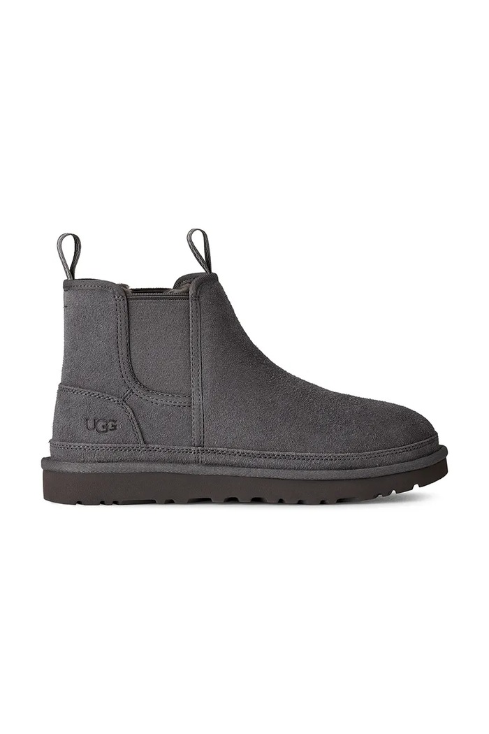 UGG Chelsea čižmy pánske semišové M Neumel Chelsea sivá 1121644.DGRY
