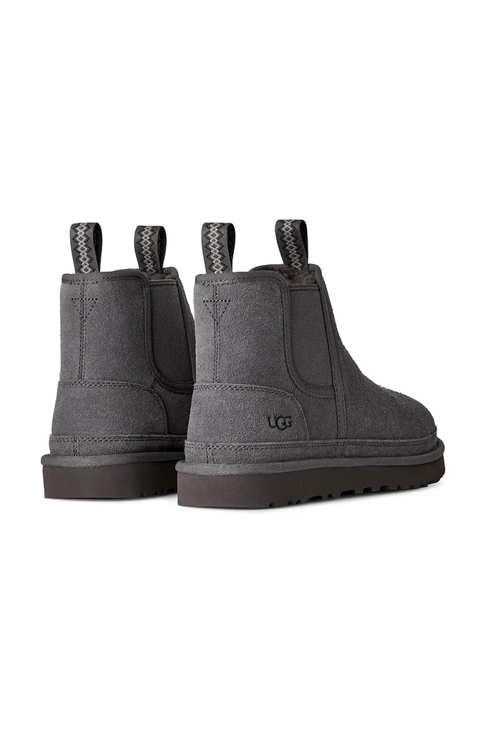 Obuv UGG Chelsea čižmy pánske semišové M Neumel Chelsea 1121644.DGRY sivá
