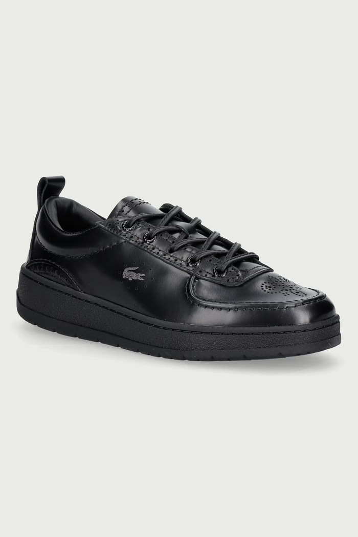 Lacoste UMPIRE Tenisice za muškarce od kože crna 52SMA0074.02H