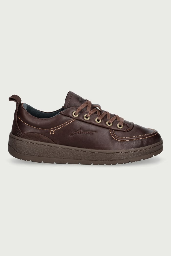 Lacoste UMPIRE sneakers pánske kožené 52SMA0054.AQ5 hnedá AW26