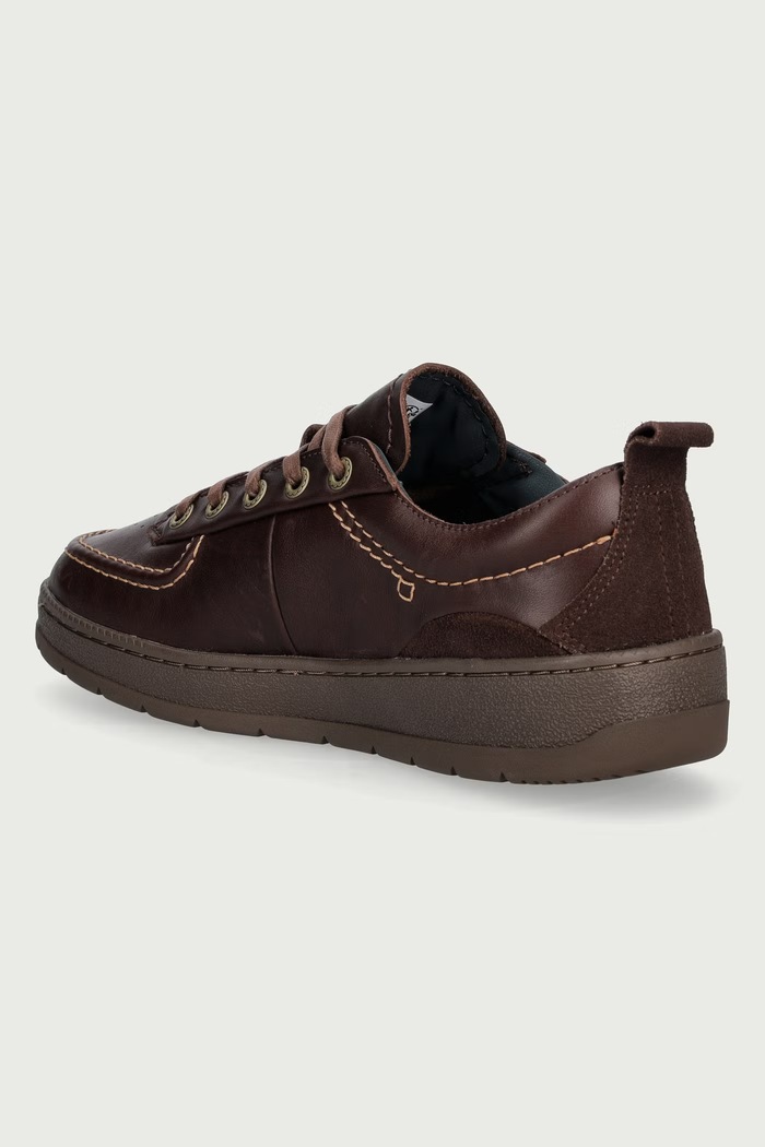 Obuv Lacoste UMPIRE sneakers pánske kožené 52SMA0054.AQ5 hnedá