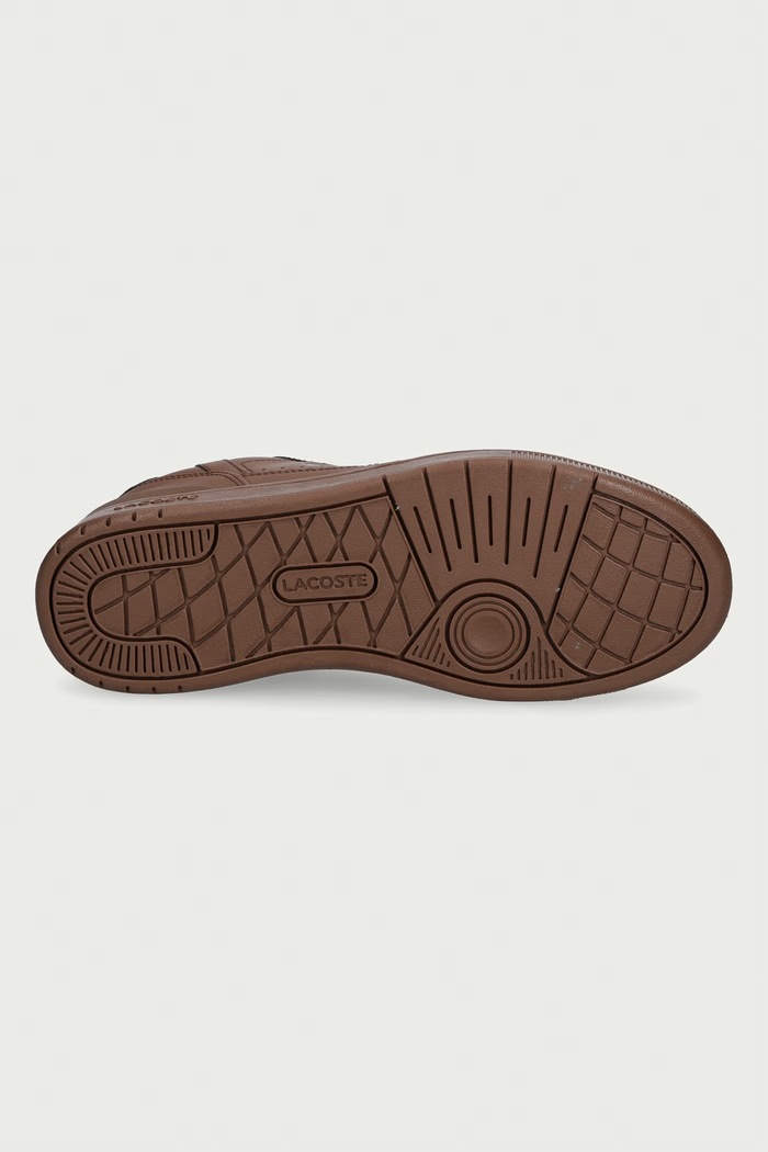 Lacoste T-CLIP SET sneakersy męskie skórzane 52SMA0040.DB2 brązowy