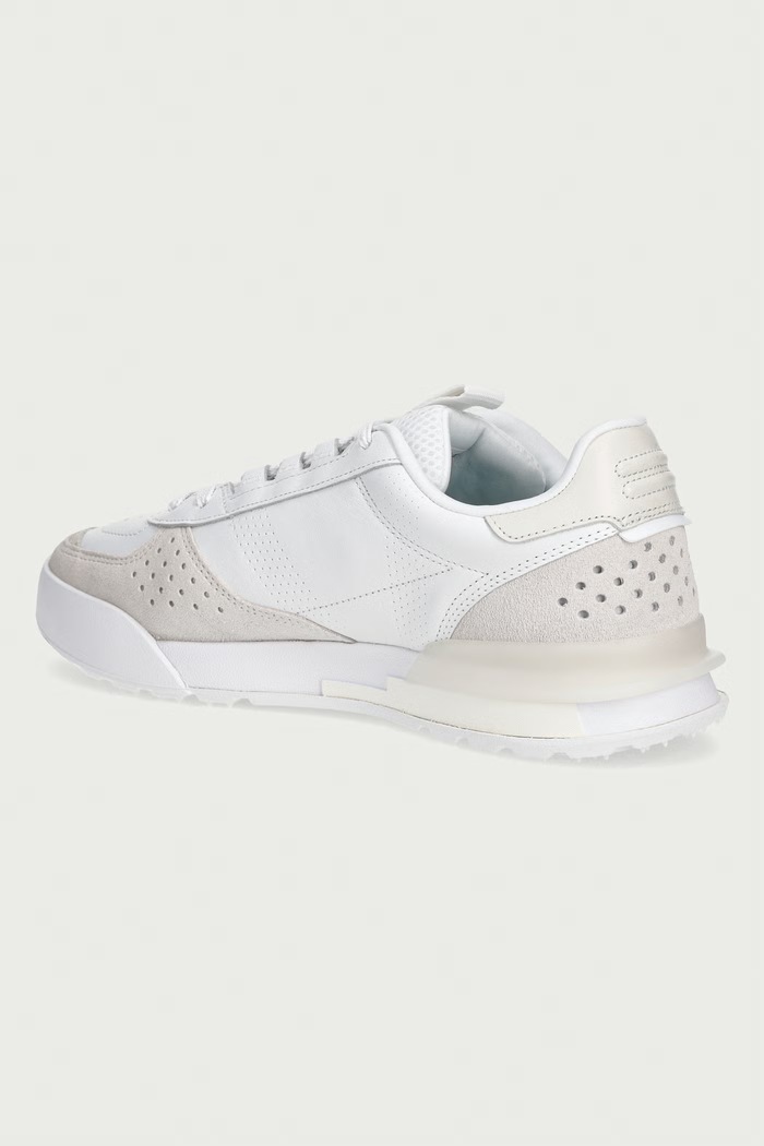 Obuwie Lacoste SLAM SHOT sneakersy męskie skórzane 52SMA0032.65T biały