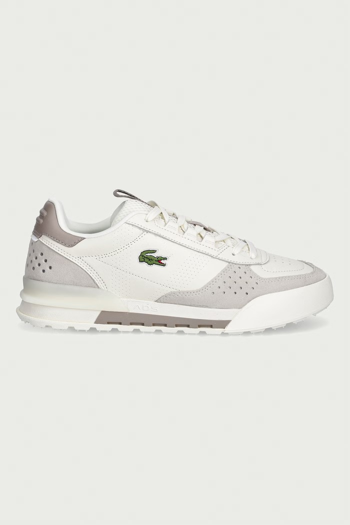 Lacoste SLAM SHOT sneakersy męskie skórzane 52SMA0031.2B7 beżowy AW26
