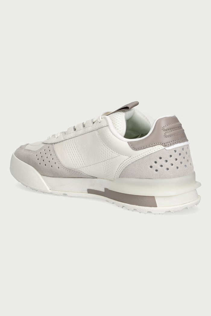 Obuwie Lacoste SLAM SHOT sneakersy męskie skórzane 52SMA0031.2B7 beżowy