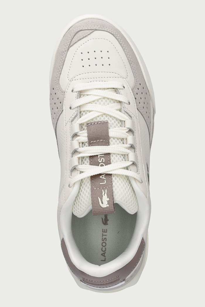 Lacoste SLAM SHOT sneakersy męskie skórzane beżowy 52SMA0031.2B7