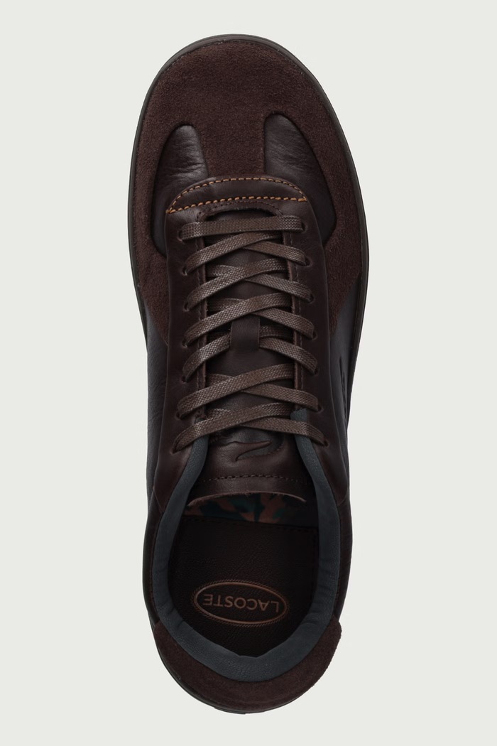 BASESHOT PRO sneakers pentru bărbați din piele Lacoste 52SMA0046.AQ5 maro