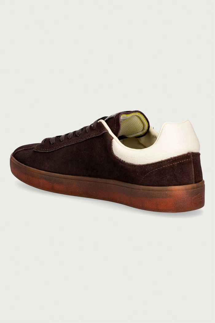 Obuv Lacoste BASESHOT sneakers pánske semišové 52SMA0044.031 hnedá