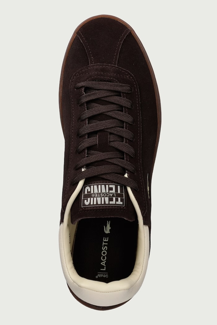 BASESHOT sneakersy męskie zamszowe Lacoste 52SMA0044.031 brązowy
