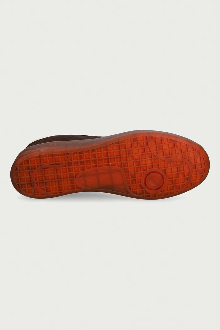 Lacoste BASESHOT sneakers pánske semišové 52SMA0044.031 hnedá