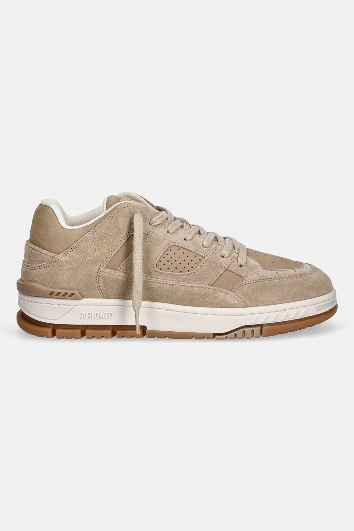 Axel Arigato Area Lo sneakersy męskie zamszowe F4011004 beżowy AW26