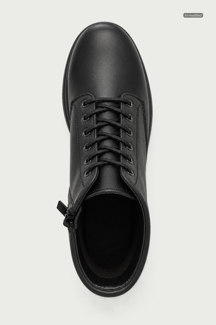 Trapery męskie skórzane Armani Exchange XM003646.AF17328.UC001 czarny