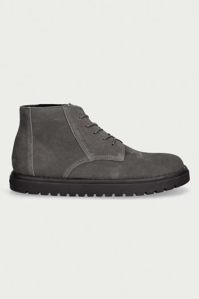Armani Exchange čizme za muškarce od brušene kože XM003605.AF19687.U6125 bež AW26