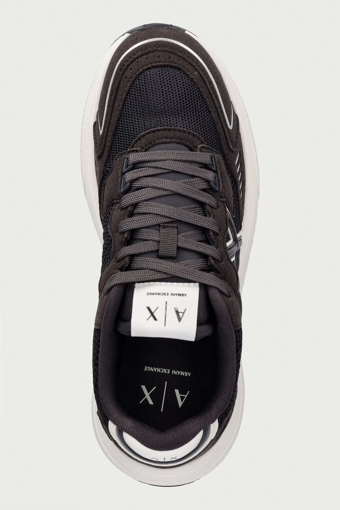 Sneakersy męskie Armani Exchange XM002635.AF19388.MB808 brązowy