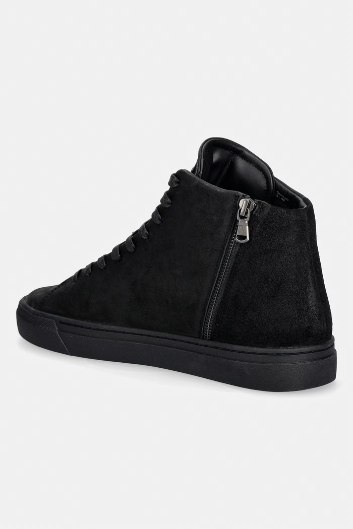 Obuwie Crime London KANE sneakersy męskie nubukowe 10830AA9.20 czarny