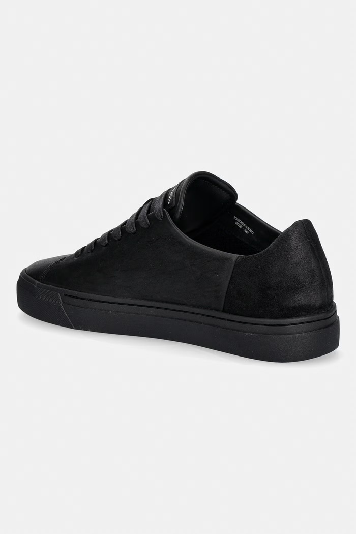 Obuwie Crime London AMUSE sneakersy męskie skórzane 10806AA9.20 czarny