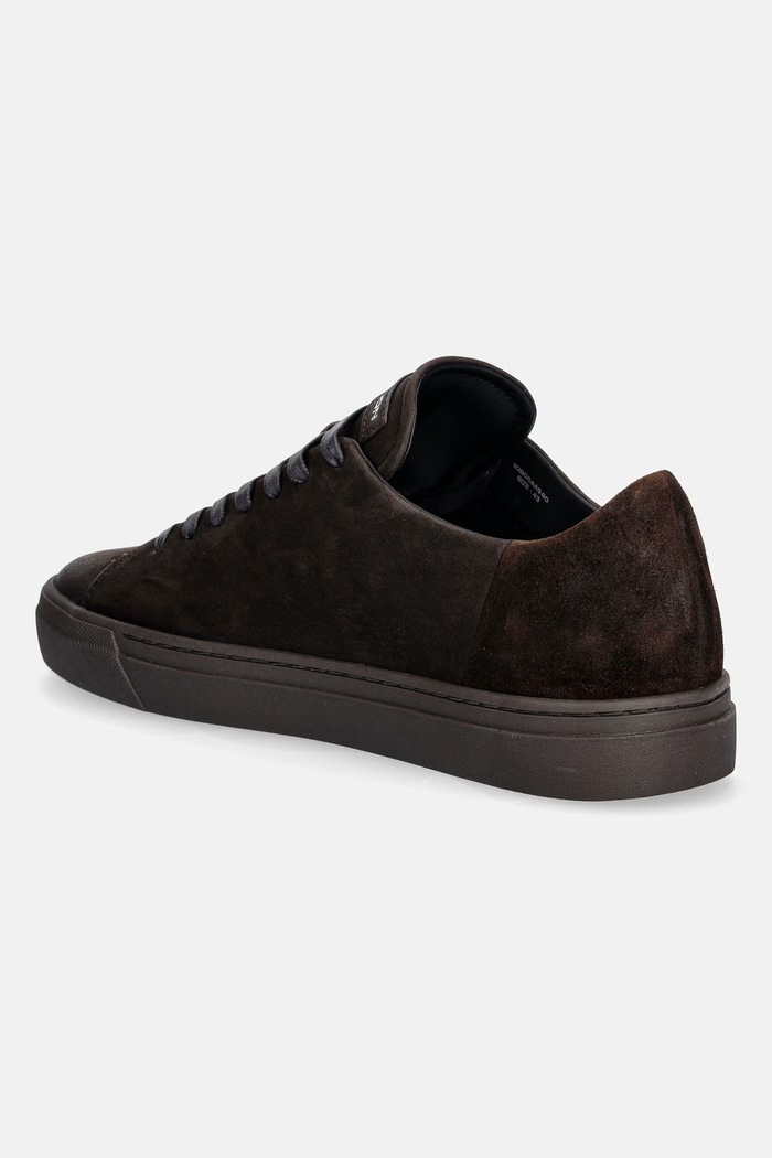 Obuwie Crime London AMUSE sneakersy męskie nubukowe 10805AA9.60 brązowy