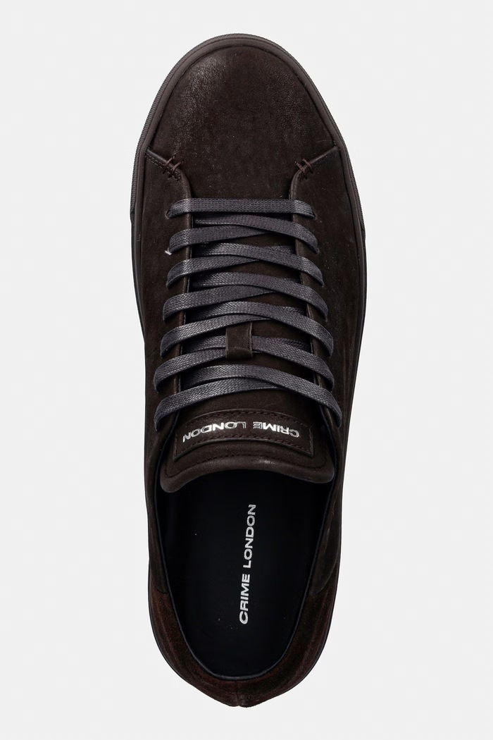 Crime London AMUSE sneakersy męskie nubukowe brązowy 10805AA9.60