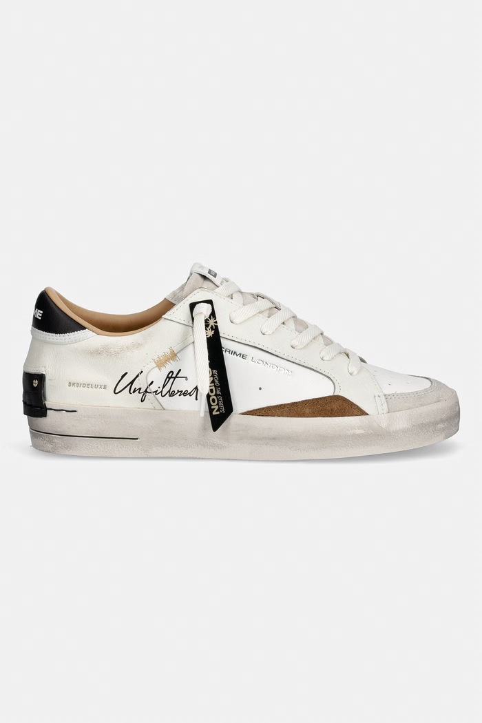 Crime London SK8 DELUXE sneakersy męskie 10103AA9.10 biały AW26