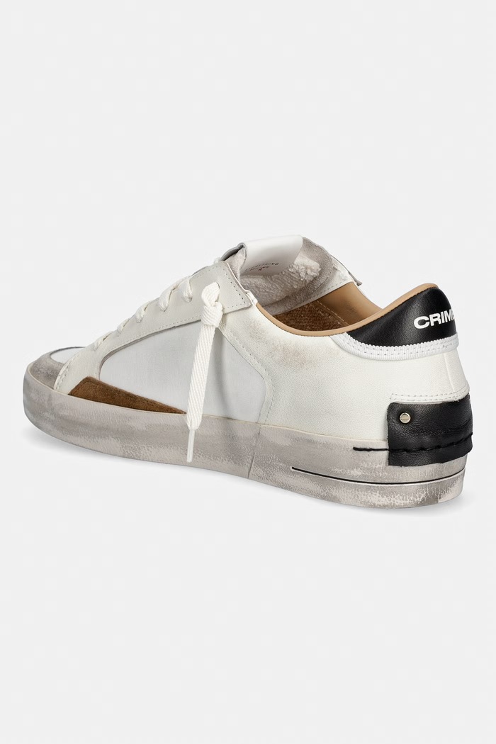 Obuwie Crime London SK8 DELUXE sneakersy męskie 10103AA9.10 biały