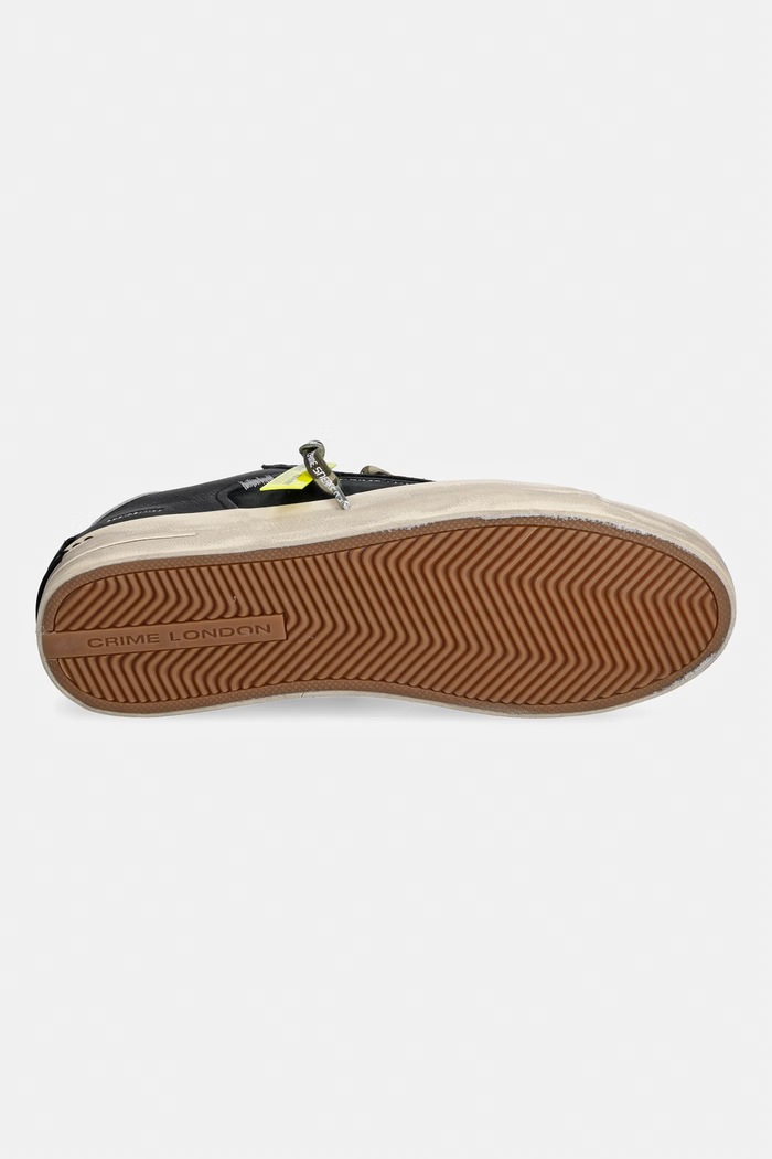 Crime London SK8 DELUXE męskie skórzane 10100AA9.20 czarny