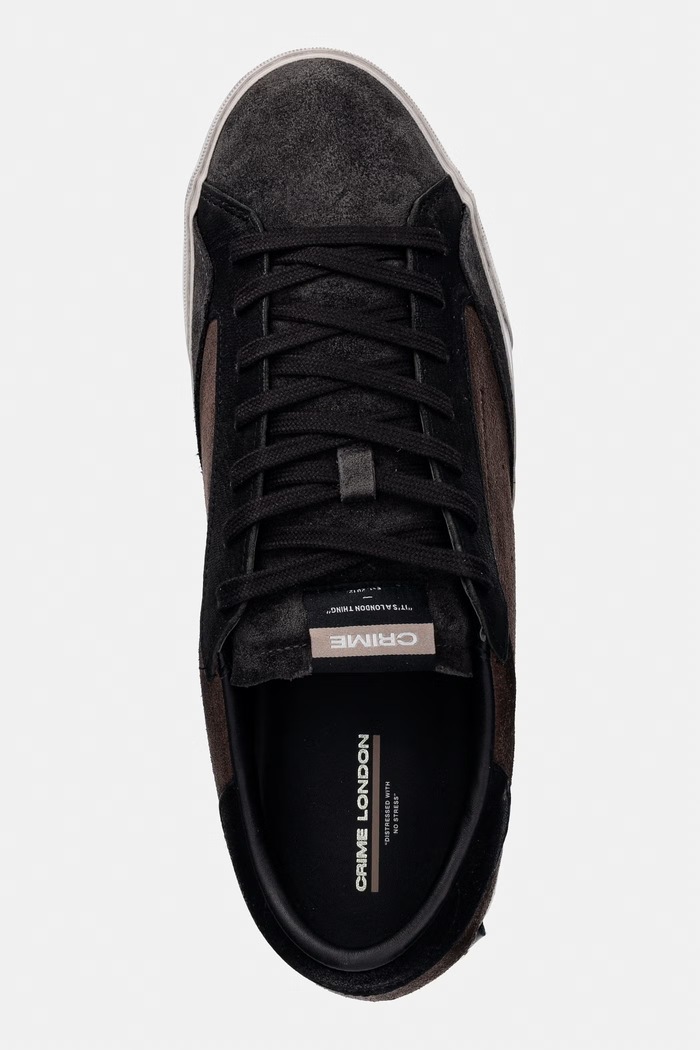 Crime London DISTRESSED 2.0 sneakersy męskie zamszowe brązowy 10052AA9.60