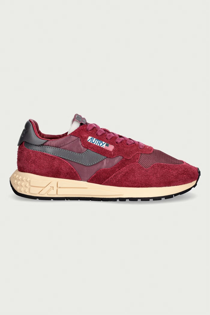 AUTRY Reelwind sneakersy męskie WWLMUT29 bordowy AW26