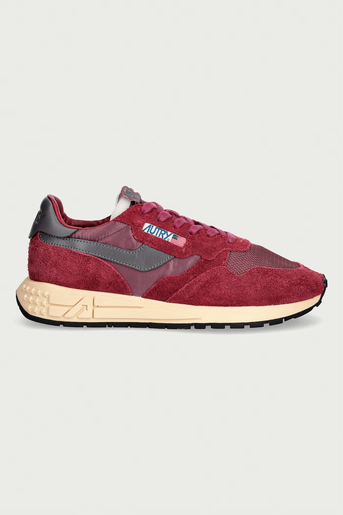 AUTRY Reelwind sneakersy męskie WWLMUT29 bordowy AW26