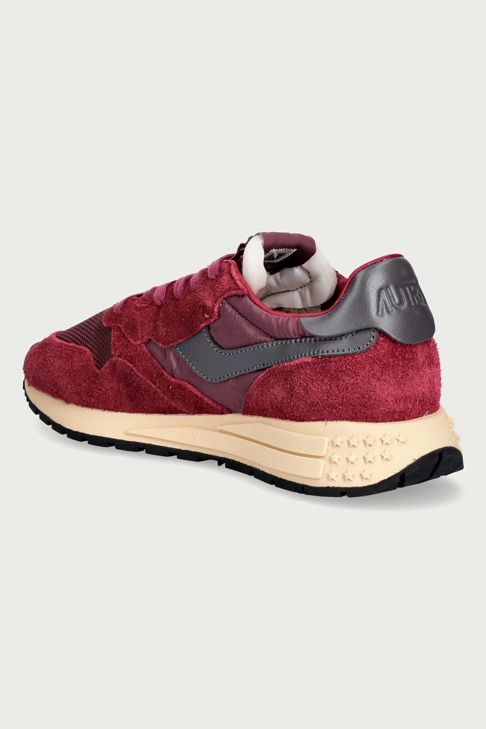 Obuwie AUTRY Reelwind sneakersy męskie WWLMUT29 bordowy
