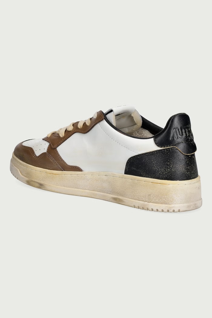 Shoes AUTRY Sup Vint sneakers on a platform Men's leather AVLMSV60 beige