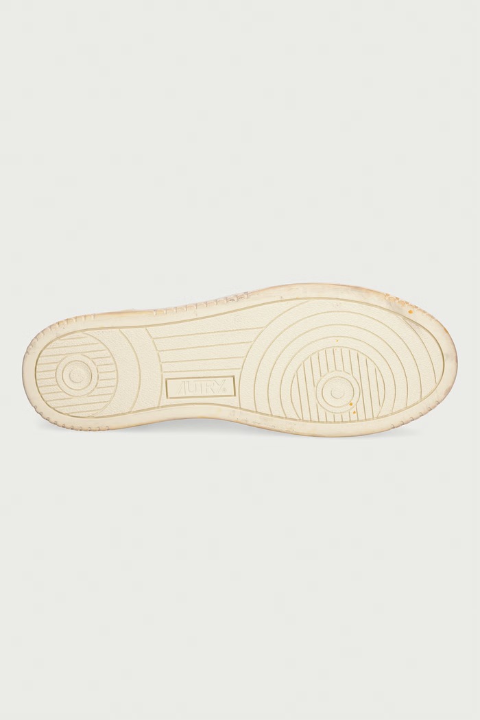Sup Vint sneakersy na platformie męskie skórzane AUTRY beżowy AVLMSV60