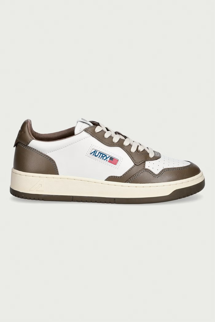 AUTRY Medalist sneakersy męskie skórzane AULMWB68 biały AW26