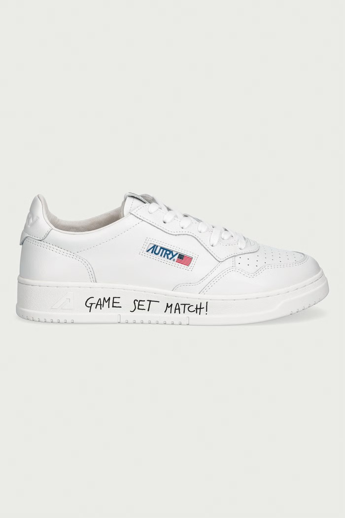 AUTRY Medalist sneakersy męskie skórzane AULMML08 biały AW26