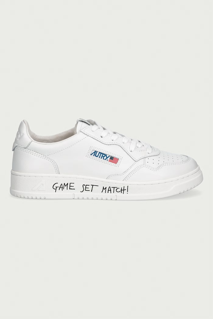 AUTRY Medalist sneakersy męskie skórzane AULMML08 biały AW26