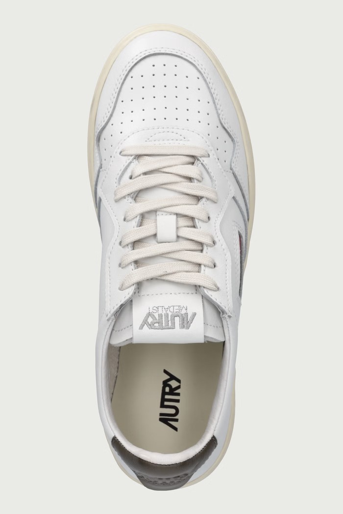 Medalist sneakersy męskie skórzane AUTRY AULMLL28 biały