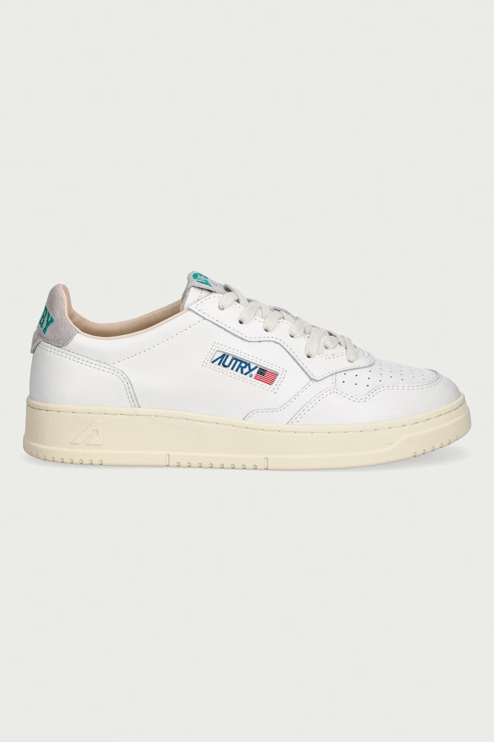 AUTRY Medalist sneakersy męskie skórzane AULMHJ01 biały AW26