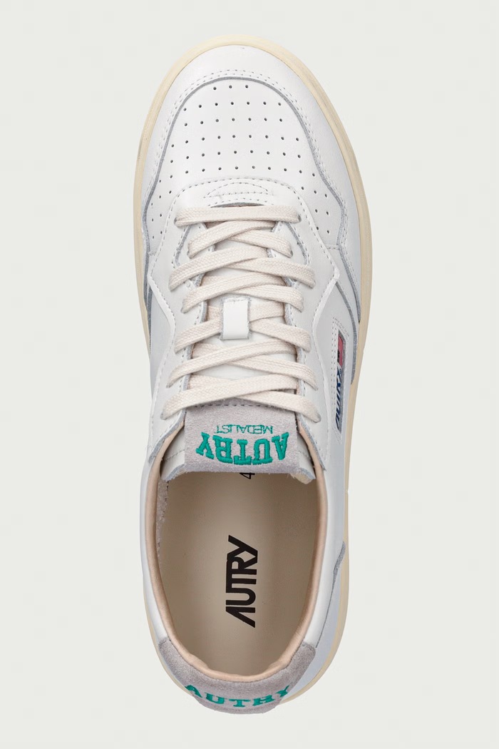 AUTRY Medalist sneakersy męskie skórzane biały AULMHJ01