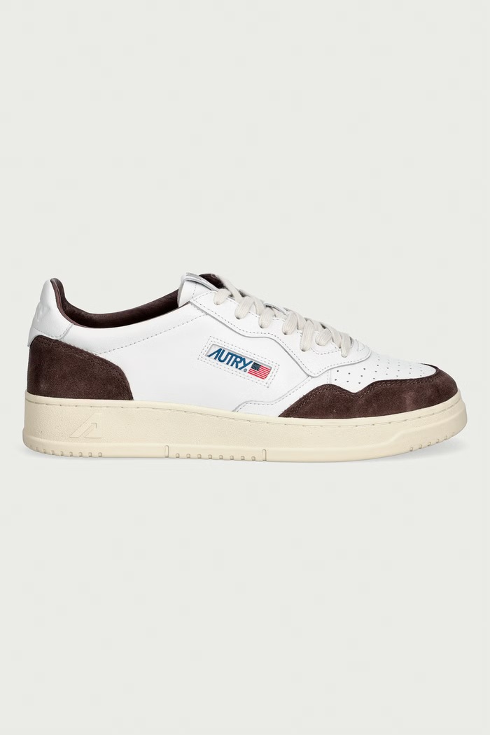 AUTRY Medalist sneakersy męskie skórzane AULMFT19 biały AW26