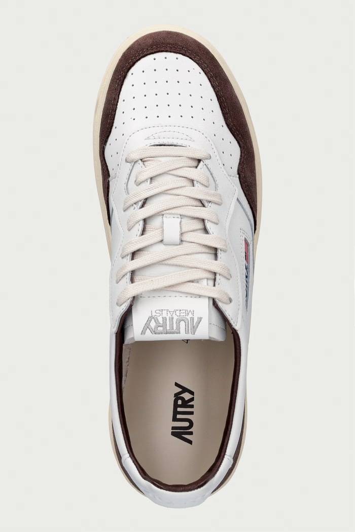 AUTRY Medalist sneakersy męskie skórzane biały AULMFT19