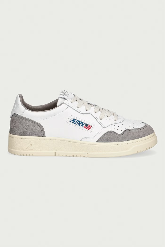 AUTRY Medalist sneakersy męskie skórzane AULMFT15 biały AW26