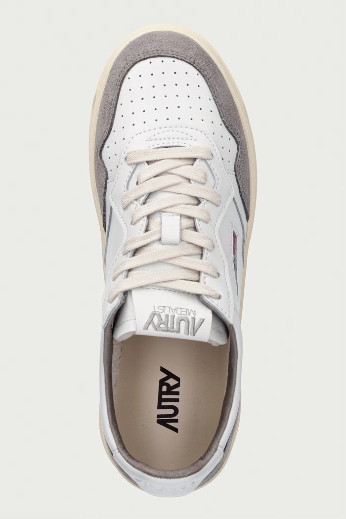 AUTRY Medalist sneakersy męskie skórzane biały AULMFT15