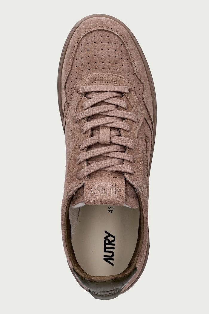 AUTRY Medalist sneakersy męskie zamszowe brązowy AULMOH03