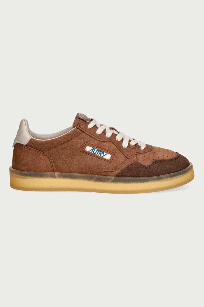 AUTRY Medalist sneakersy męskie zamszowe AULMHQ05 brązowy AW26