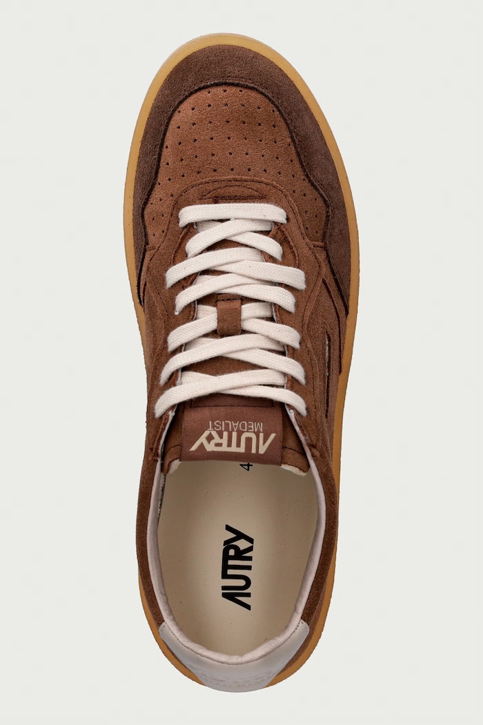 AUTRY Medalist sneakersy męskie zamszowe brązowy AULMHQ05