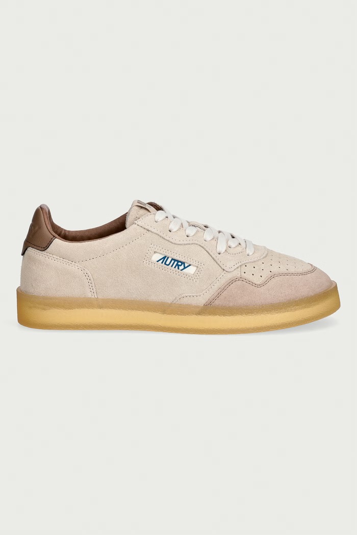 AUTRY Medalist sneakersy męskie zamszowe AULMHQ01 beżowy AW26