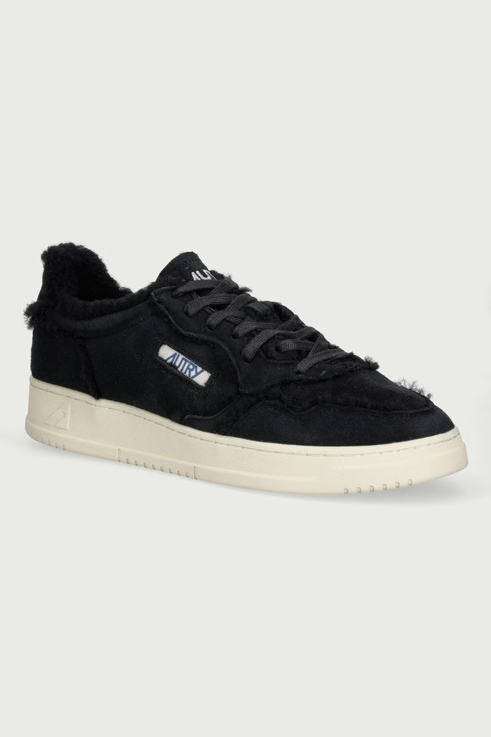 AUTRY Medalist sneakersy zimowe męskie skórzane czarny AULMGX04