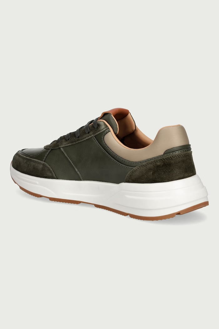Obuwie U.S. Polo Assn. PARKER001 sneakersy męskie PARKER001M.GLS1.MIL zielony