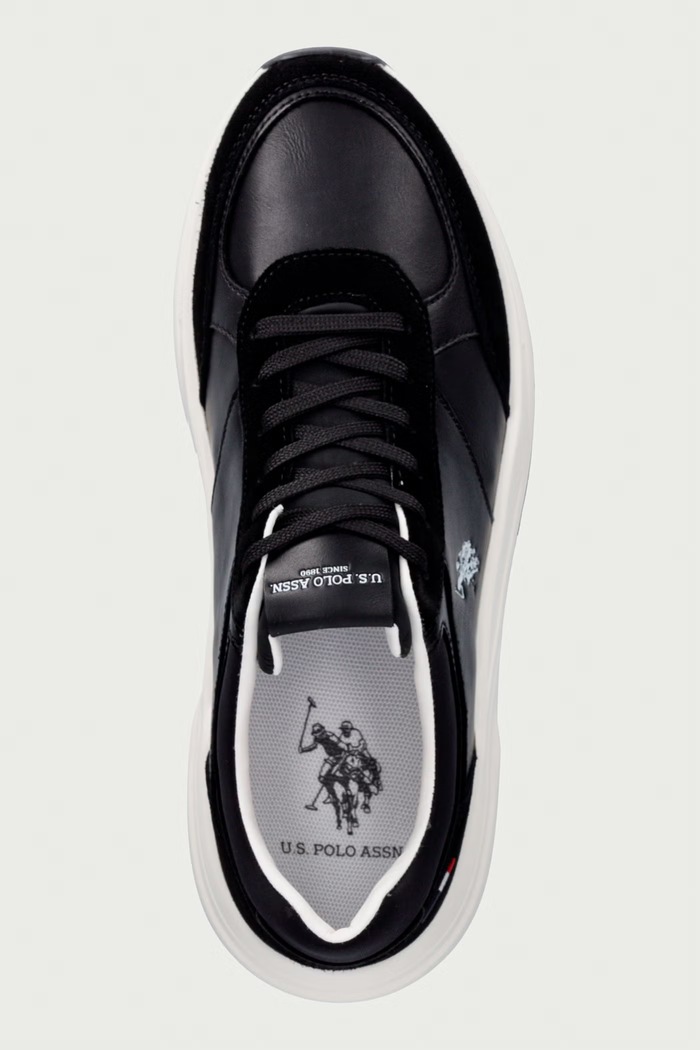 PARKER001 sneakers Ανδρικά U.S. Polo Assn. PARKER001M.GLS1.BLK μαύρο