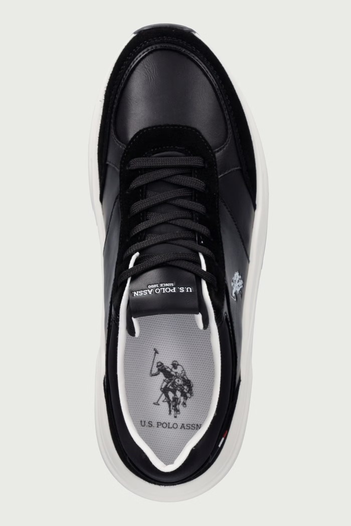 PARKER001 sneakers boty pánské U.S. Polo Assn. PARKER001M.GLS1.BLK černá