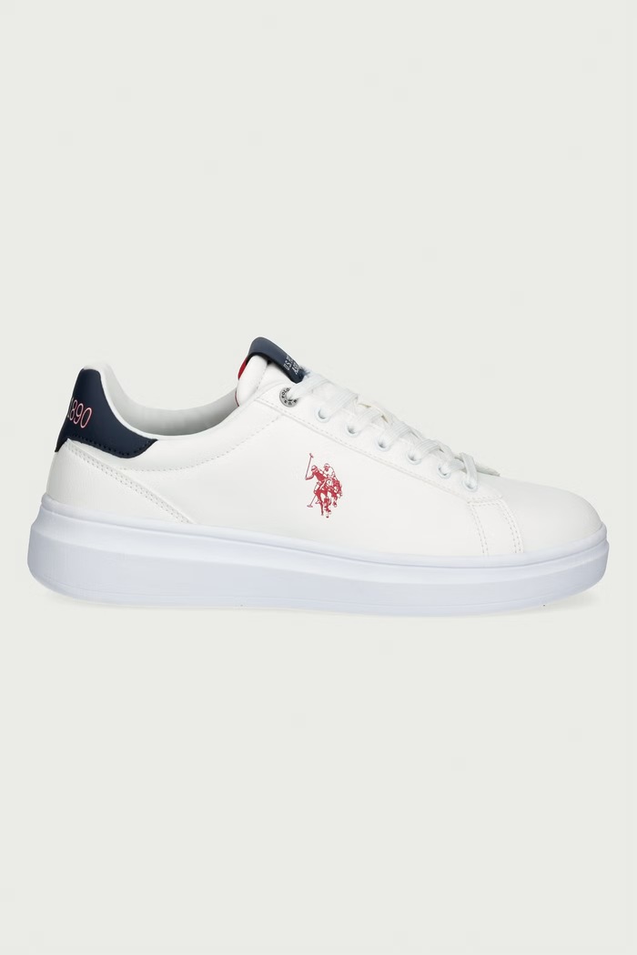U.S. Polo Assn. CODY010C tenisice za muškarce od kože CODY010M.GY4.WHIDBL14 bijela AW26